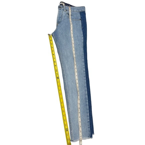 Roxy Denim Boyfriend Jeans Light Wash Button Fly Size 27 - Picture 7 of 10